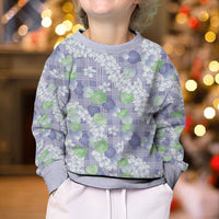 Anthurium Plumeria Lei Pastel Kid Ugly Christmas Sweater Purple Hawaiian Splendid Palaka LT01 - Polynesian Pride