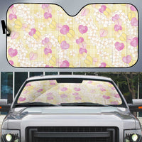 Anthurium Plumeria Lei Pastel Auto Sun Shade Yellow Hawaiian Splendid Palaka LT01 Yellow - Polynesian Pride