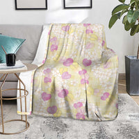 Anthurium Plumeria Lei Pastel Blanket Yellow Hawaiian Splendid Palaka LT01 - Polynesian Pride