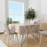 Anthurium Plumeria Lei Pastel Tablecloth Yellow Hawaiian Splendid Palaka LT01 - Polynesian Pride