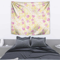 Anthurium Plumeria Lei Pastel Tapestry Yellow Hawaiian Splendid Palaka LT01 - Polynesian Pride