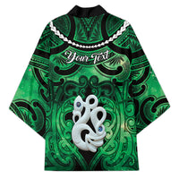 Personalised Maori Matariki Manaia Kakariki Kimono Maori Kowhaiwhai Pattern Galaxy LT01 - Polynesian Pride