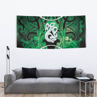 Maori Matariki Manaia Kakariki Tapestry Maori Kowhaiwhai Pattern Galaxy LT01 - Polynesian Pride