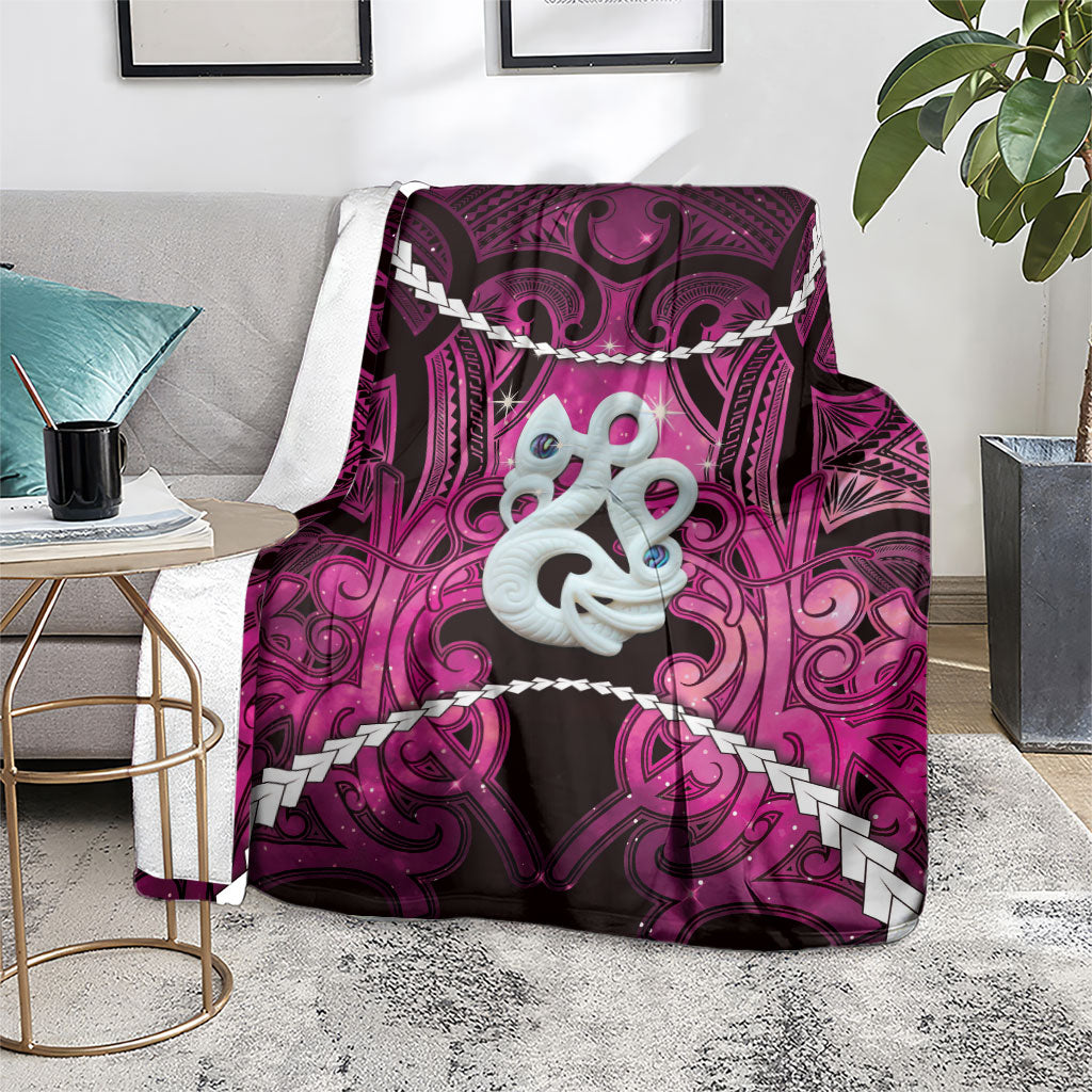 Maori Matariki Manaia Mawhero Blanket Maori Kowhaiwhai Pattern Galaxy LT01 - Polynesian Pride