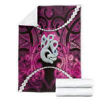 Maori Matariki Manaia Mawhero Blanket Maori Kowhaiwhai Pattern Galaxy LT01 - Polynesian Pride
