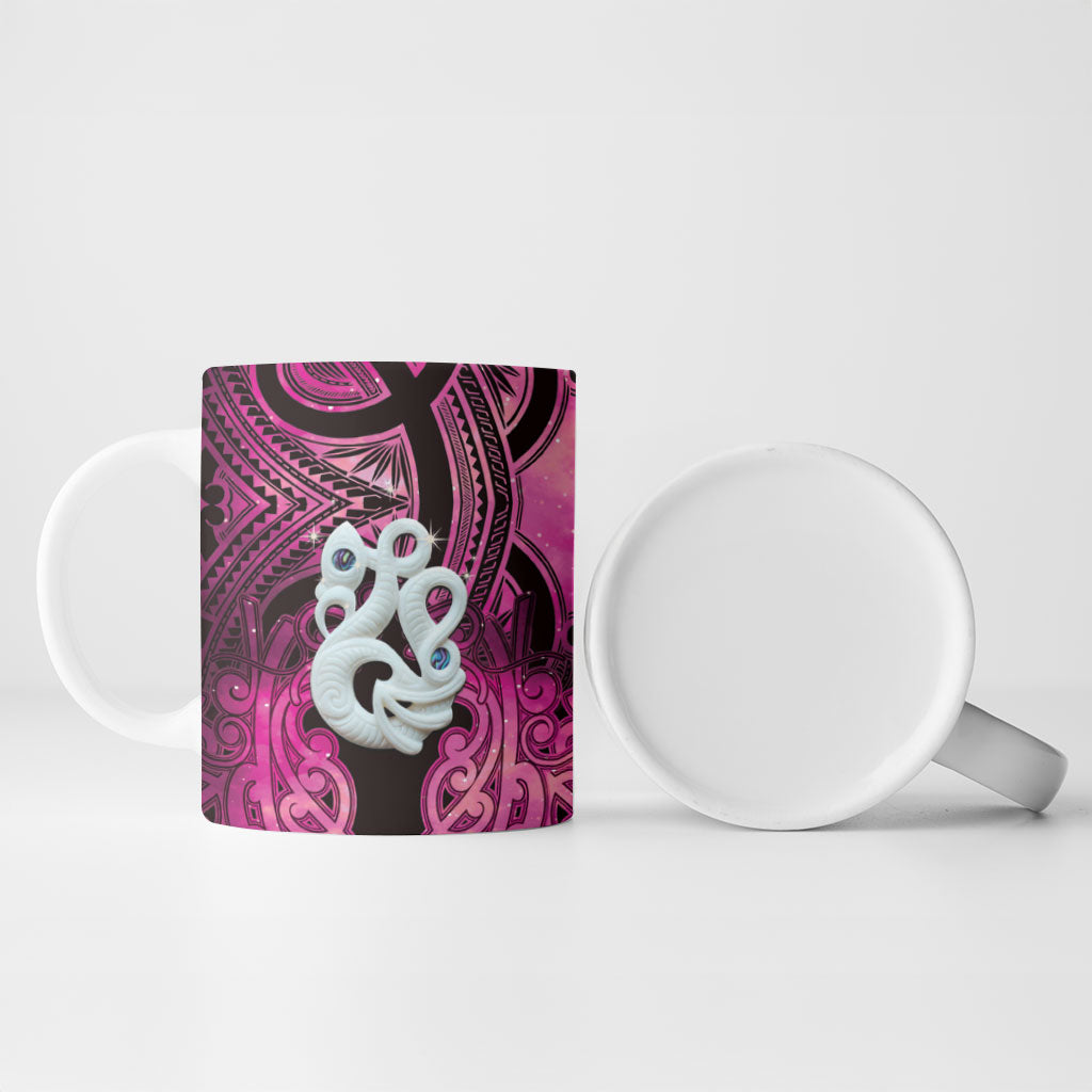 Personalised Maori Matariki Manaia Mawhero Ceramic Mug Maori Kowhaiwhai Pattern Galaxy LT01 - Polynesian Pride