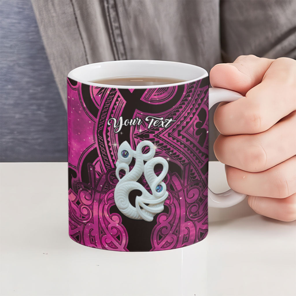 Personalised Maori Matariki Manaia Mawhero Ceramic Mug Maori Kowhaiwhai Pattern Galaxy LT01 - Polynesian Pride