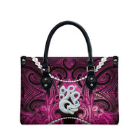 Maori Matariki Manaia Mawhero Leather Bag Maori Kowhaiwhai Pattern Galaxy LT01 - Polynesian Pride