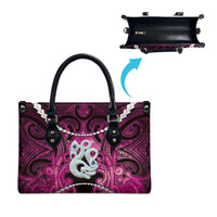 Maori Matariki Manaia Mawhero Leather Bag Maori Kowhaiwhai Pattern Galaxy LT01 - Polynesian Pride