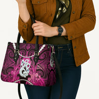 Maori Matariki Manaia Mawhero Leather Bag Maori Kowhaiwhai Pattern Galaxy LT01 - Polynesian Pride