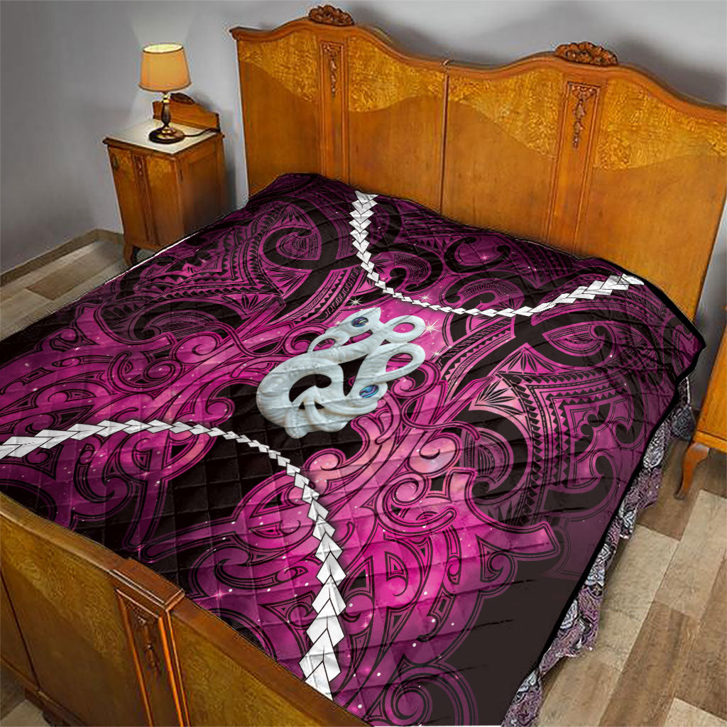Maori Matariki Manaia Mawhero Quilt Maori Kowhaiwhai Pattern Galaxy LT01 - Polynesian Pride