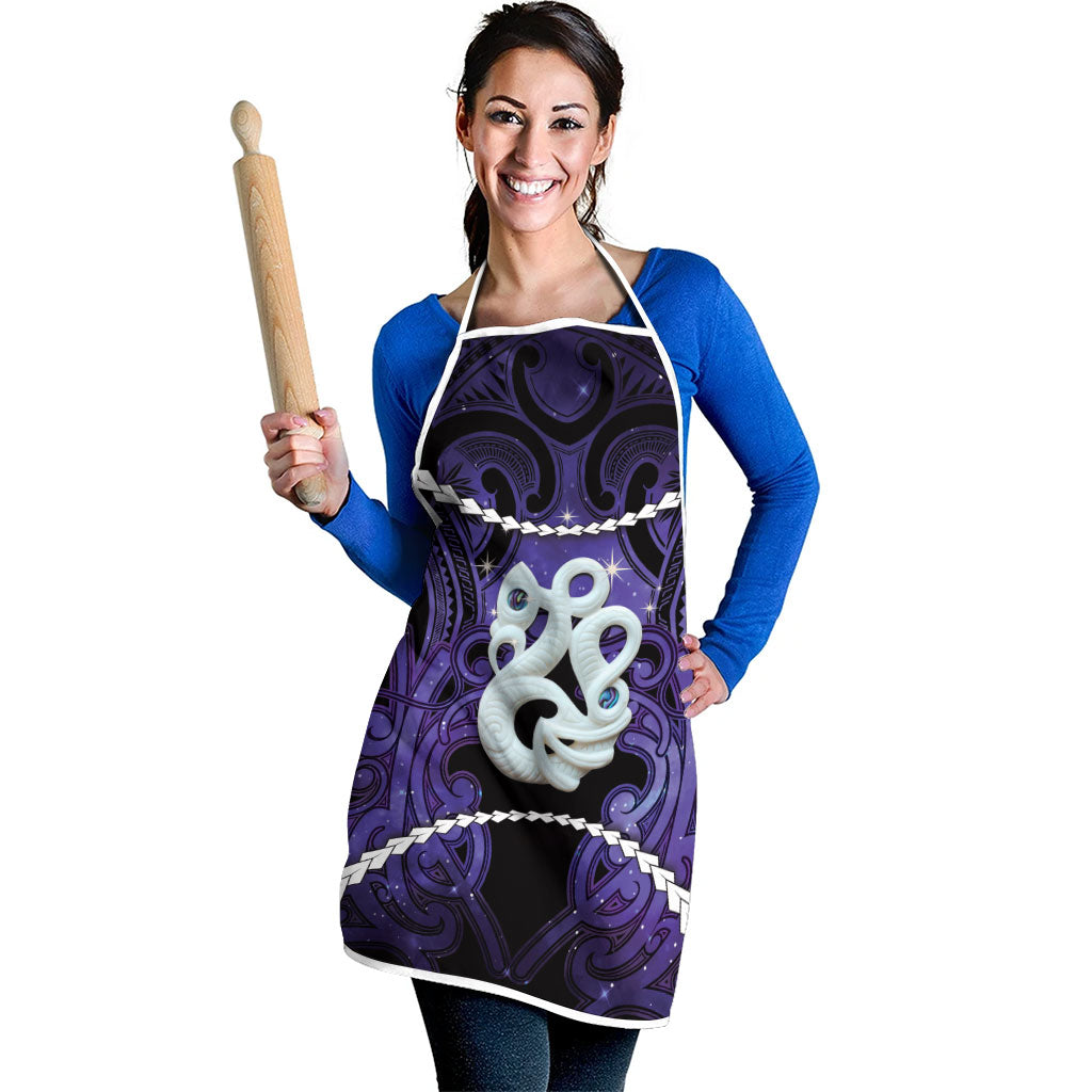 Maori Matariki Manaia Waiporoporo Apron Maori Kowhaiwhai Pattern Galaxy LT01 - Polynesian Pride