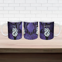 Personalised Maori Matariki Manaia Waiporoporo Ceramic Mug Maori Kowhaiwhai Pattern Galaxy LT01 - Polynesian Pride