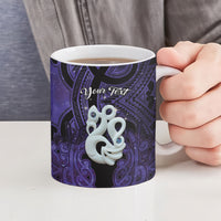 Personalised Maori Matariki Manaia Waiporoporo Ceramic Mug Maori Kowhaiwhai Pattern Galaxy LT01 - Polynesian Pride