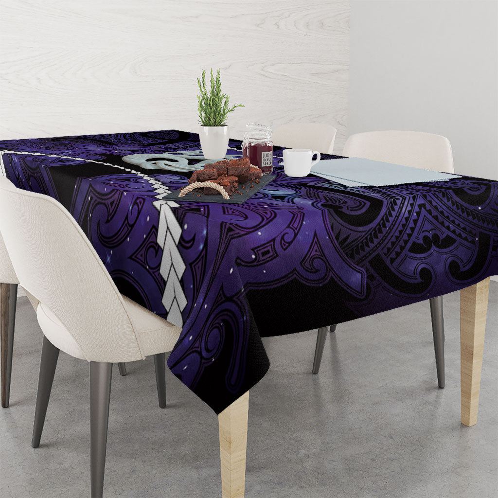 Maori Matariki Manaia Waiporoporo Tablecloth Maori Kowhaiwhai Pattern Galaxy LT01 - Polynesian Pride