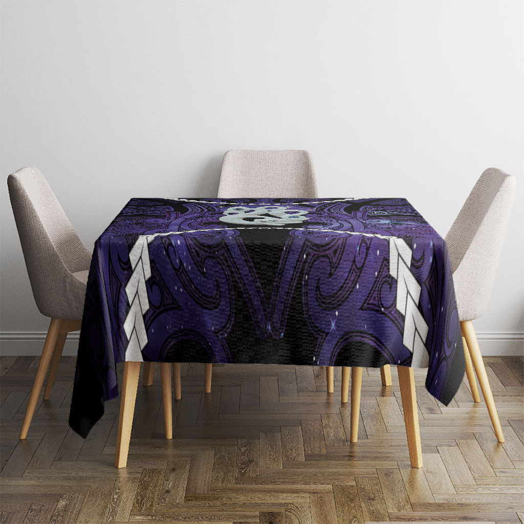 Maori Matariki Manaia Waiporoporo Tablecloth Maori Kowhaiwhai Pattern Galaxy LT01 - Polynesian Pride