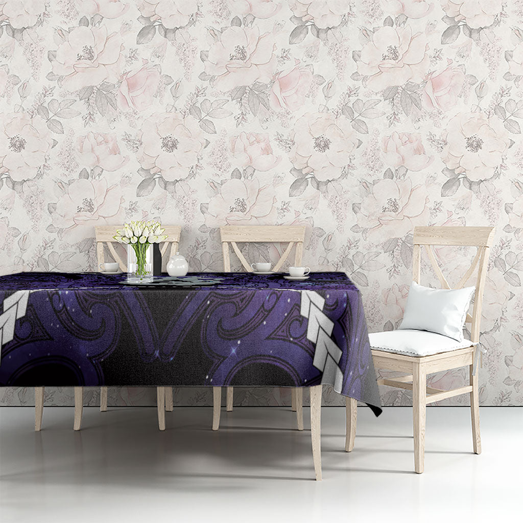 Maori Matariki Manaia Waiporoporo Tablecloth Maori Kowhaiwhai Pattern Galaxy LT01 - Polynesian Pride