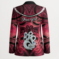 Personalised Maori Matariki Manaia Whero Blazer Maori Kowhaiwhai Pattern Galaxy LT01 - Polynesian Pride