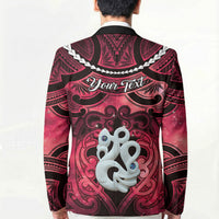 Personalised Maori Matariki Manaia Whero Blazer Maori Kowhaiwhai Pattern Galaxy LT01 - Polynesian Pride
