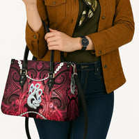 Maori Matariki Manaia Whero Leather Bag Maori Kowhaiwhai Pattern Galaxy LT01 - Polynesian Pride