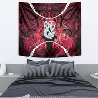 Maori Matariki Manaia Whero Tapestry Maori Kowhaiwhai Pattern Galaxy LT01 - Polynesian Pride