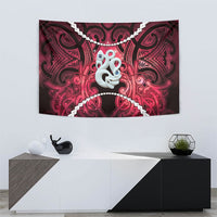 Maori Matariki Manaia Whero Tapestry Maori Kowhaiwhai Pattern Galaxy LT01 - Polynesian Pride