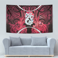 Maori Matariki Manaia Whero Tapestry Maori Kowhaiwhai Pattern Galaxy LT01 - Polynesian Pride