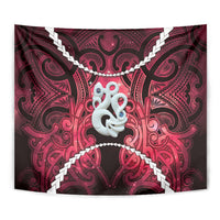 Maori Matariki Manaia Whero Tapestry Maori Kowhaiwhai Pattern Galaxy LT01 - Polynesian Pride