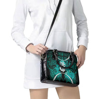 Maori Matariki Manaia Turquoise Shoulder Handbag Maori Kowhaiwhai Pattern Galaxy LT01 - Polynesian Pride
