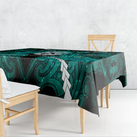 Maori Matariki Manaia Turquoise Tablecloth Maori Kowhaiwhai Pattern Galaxy LT01 - Polynesian Pride