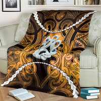 Maori Matariki Manaia Kowhai Blanket Maori Kowhaiwhai Pattern Galaxy LT01 - Polynesian Pride