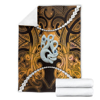 Maori Matariki Manaia Kowhai Blanket Maori Kowhaiwhai Pattern Galaxy LT01 - Polynesian Pride