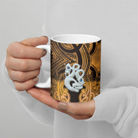 Personalised Maori Matariki Manaia Kowhai Ceramic Mug Maori Kowhaiwhai Pattern Galaxy LT01 - Polynesian Pride