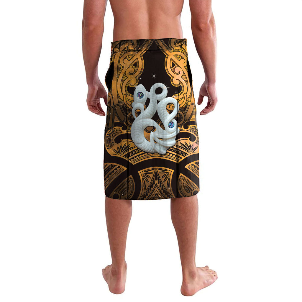 Personalised Maori Matariki Manaia Kowhai Lavalava Maori Kowhaiwhai Pattern Galaxy LT01 - Polynesian Pride