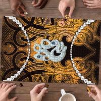 Maori Matariki Manaia Kowhai Puzzle Maori Kowhaiwhai Pattern Galaxy LT01 - Polynesian Pride