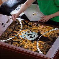 Maori Matariki Manaia Kowhai Puzzle Maori Kowhaiwhai Pattern Galaxy LT01 - Polynesian Pride