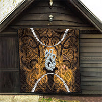 Maori Matariki Manaia Kowhai Quilt Maori Kowhaiwhai Pattern Galaxy LT01 - Polynesian Pride