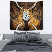 Maori Matariki Manaia Kowhai Tapestry Maori Kowhaiwhai Pattern Galaxy LT01 - Polynesian Pride