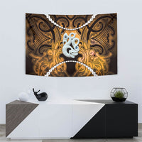 Maori Matariki Manaia Kowhai Tapestry Maori Kowhaiwhai Pattern Galaxy LT01 - Polynesian Pride