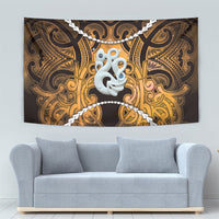 Maori Matariki Manaia Kowhai Tapestry Maori Kowhaiwhai Pattern Galaxy LT01 - Polynesian Pride