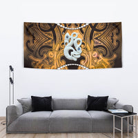 Maori Matariki Manaia Kowhai Tapestry Maori Kowhaiwhai Pattern Galaxy LT01 - Polynesian Pride