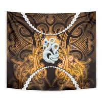 Maori Matariki Manaia Kowhai Tapestry Maori Kowhaiwhai Pattern Galaxy LT01 - Polynesian Pride
