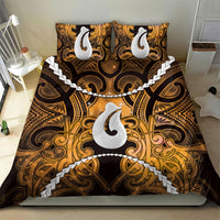 Maori Matariki Hei Matau Kowhai Bedding Set Maori Kowhaiwhai Pattern Galaxy LT01 - Polynesian Pride