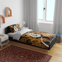 Maori Matariki Hei Matau Kowhai Bedding Set Maori Kowhaiwhai Pattern Galaxy LT01 - Polynesian Pride
