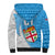 Custom Fiji Rugby Sherpa Hoodie Come On Fijian Tapa Pattern LT01 - Polynesian Pride