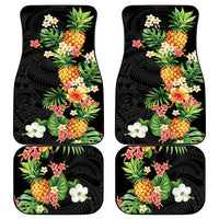 Hawaii Pineapple Tropical Car Mats Colorful Hibiscus Plumeria LT01 - Polynesian Pride