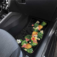 Hawaii Pineapple Tropical Car Mats Colorful Hibiscus Plumeria LT01 - Polynesian Pride