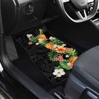 Hawaii Pineapple Tropical Car Mats Colorful Hibiscus Plumeria LT01 - Polynesian Pride