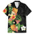 Hawaii Pineapple Tropical Family Matching Puletasi and Hawaiian Shirt Colorful Hibiscus Plumeria