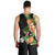 Hawaii Pineapple Tropical Men Tank Top Colorful Hibiscus Plumeria